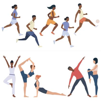 免扣丨体育运动人物丨