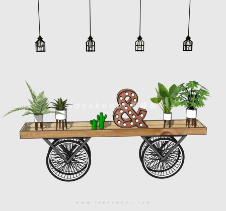 美陈植物花盆丨