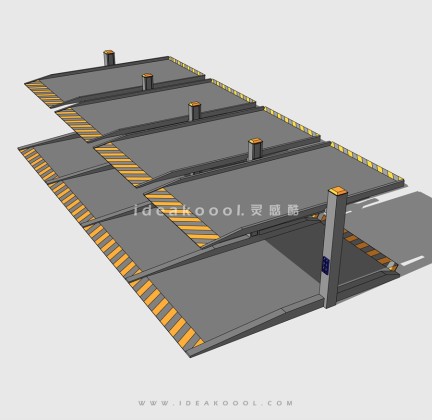 现代立体停车场丨