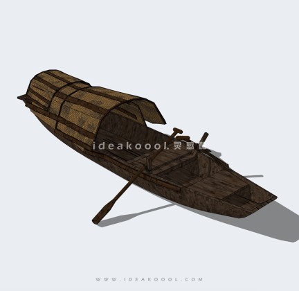 中式木船 渔船 船舶丨