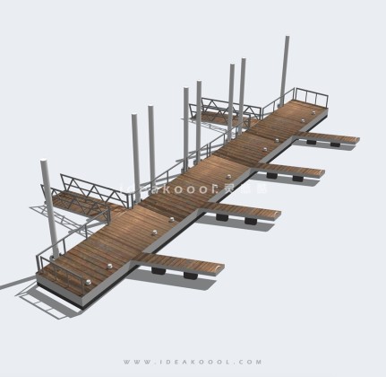 船坞码头浮桥丨
