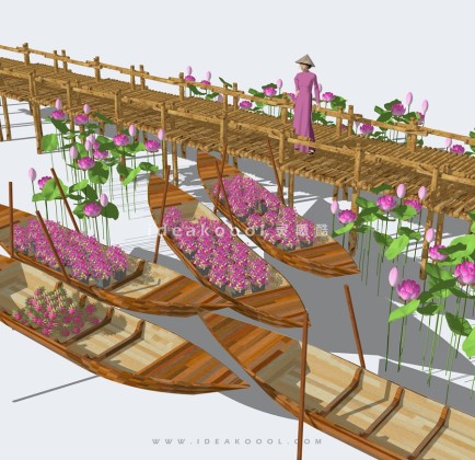 船坞码头浮桥丨