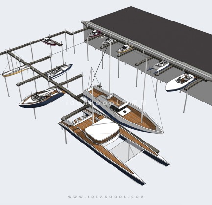 船坞码头浮桥丨