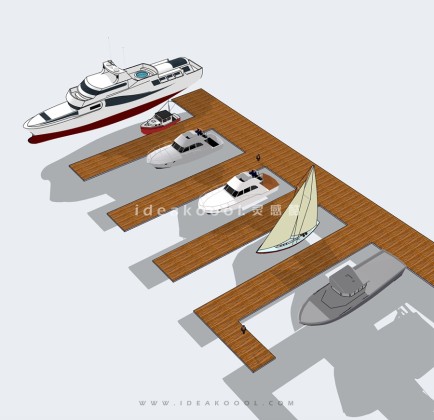 船坞码头浮桥丨