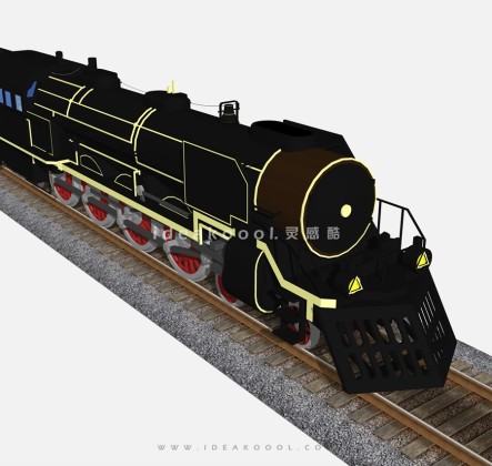 老式火车头丨