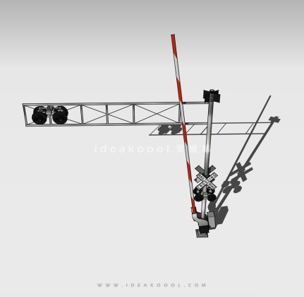 铁路道路车挡信号灯支架丨