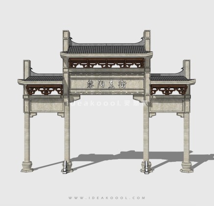 中式牌坊丨