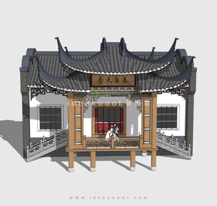 中式戏台建筑丨