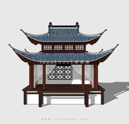 中式戏台建筑丨