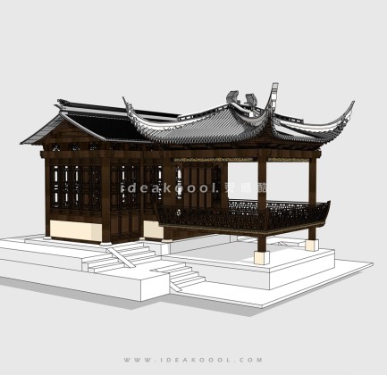 中式戏台架子丨