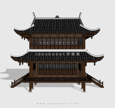 中式戏台建筑丨