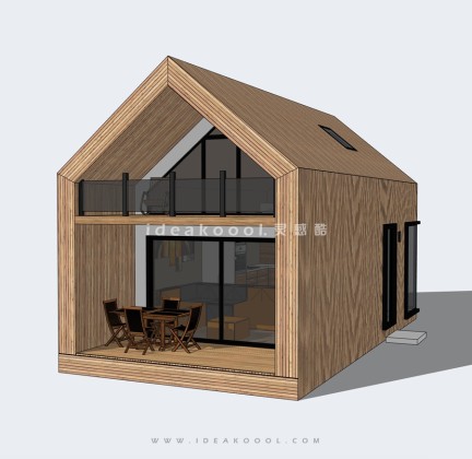 创意微型木屋小建筑丨