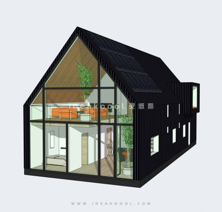 创意微型木屋小建筑丨