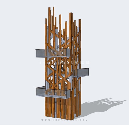 创意观景塔建筑丨