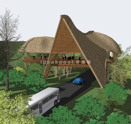 创意观景塔建筑 观景平台丨