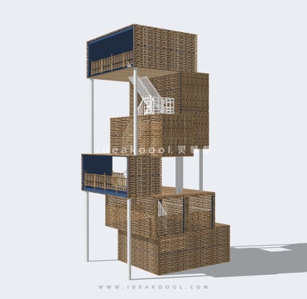 创意观景塔 观景平台丨