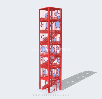 创意观景塔建筑 观景平台丨