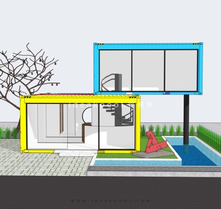 创意集装箱建筑丨