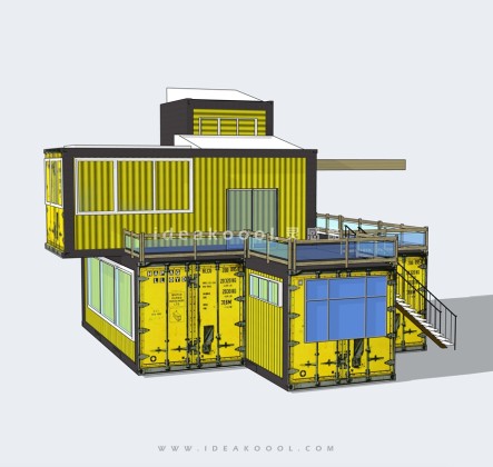 创意集装箱建筑丨