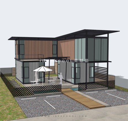 创意集装箱建筑丨