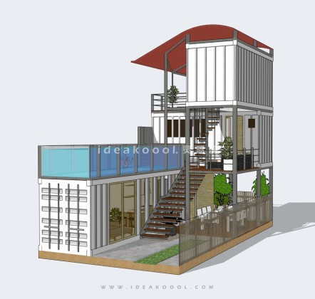 创意集装箱建筑丨