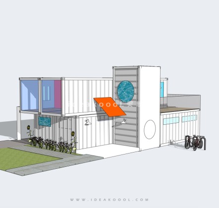 创意集装箱建筑丨