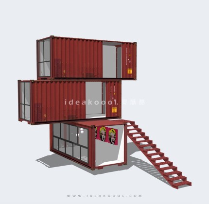 创意集装箱建筑丨