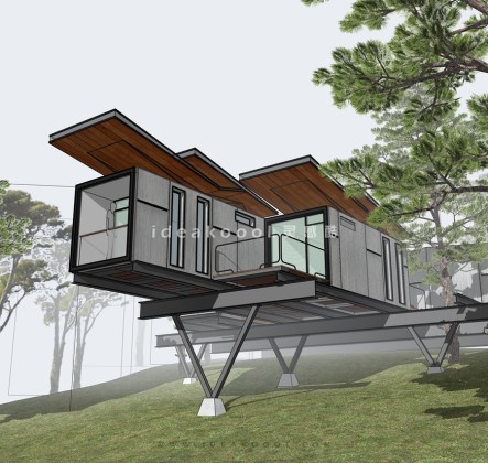 创意集装箱建筑丨