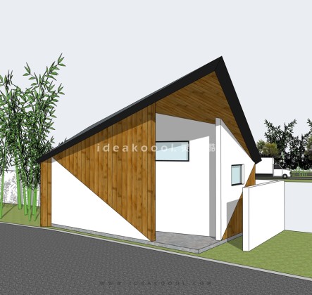 创意小木屋建筑丨