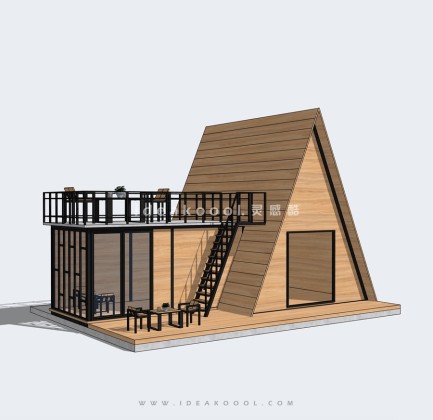 创意木屋小建筑丨