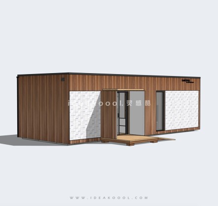 创意小木屋建筑丨