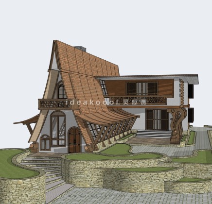 创意木屋小建筑丨