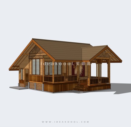 创意木屋小建筑丨