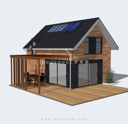 创意木屋小建筑丨