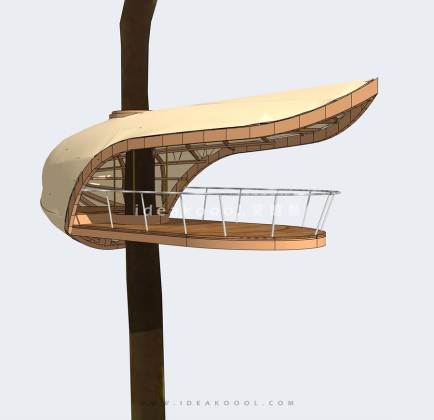 创意树屋建筑丨