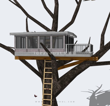 创意树屋建筑丨