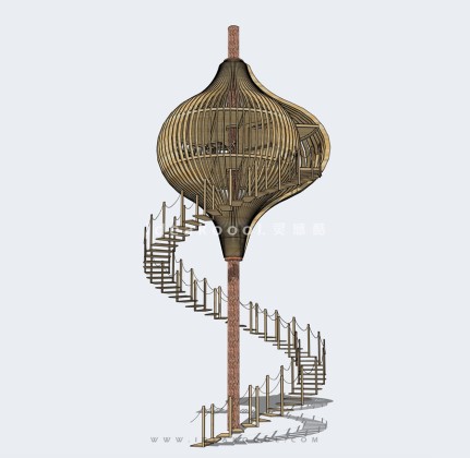 创意树屋建筑丨