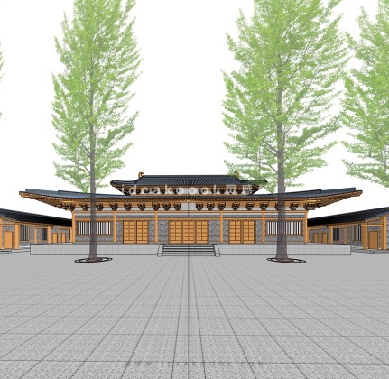 创意茶室民宿木屋建筑丨