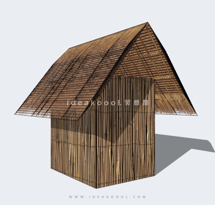 创意竹屋建筑丨