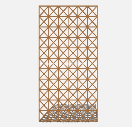 穿孔镂空金属铝板 屏风隔断丨