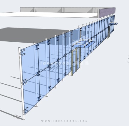 建筑表皮外立面 玻璃幕墙抓手丨