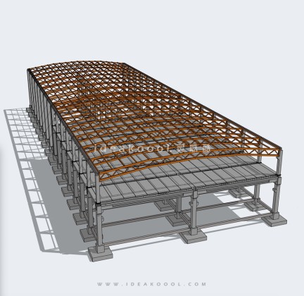 金属钢构架建筑丨
