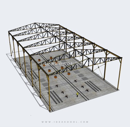 金属钢构架建筑丨