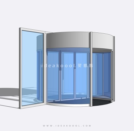建筑旋转门丨