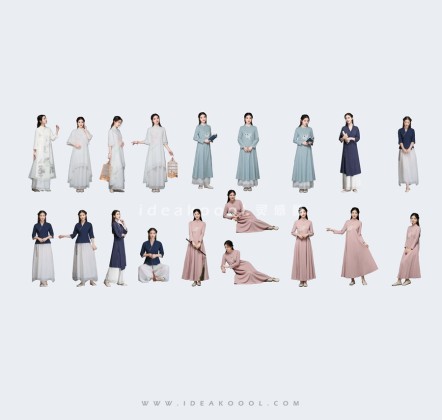 SU模型丨古风人物丨