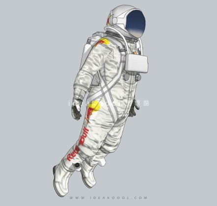 现代太空月球宇航员丨