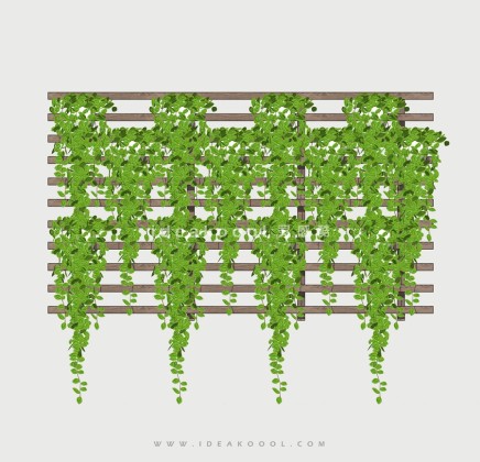 垂直绿化植物藤蔓墙丨