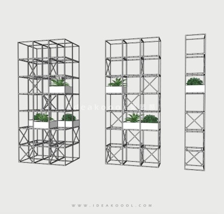 垂直绿化植物 花架花箱丨
