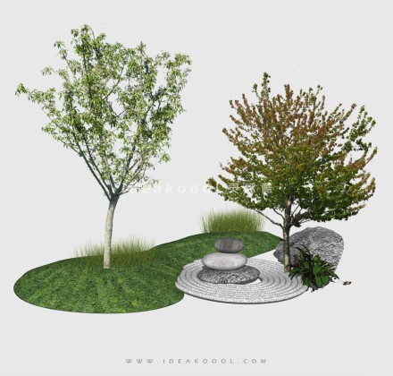 新中式景观树 禅意观赏树造型树丨