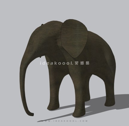 大象雕塑丨